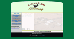 Desktop Screenshot of cloughfarmshunting.com